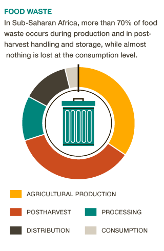In sub-Saharan Africa 70% of food waste occurs in initial stages of food supply chain via @cgiarclimate