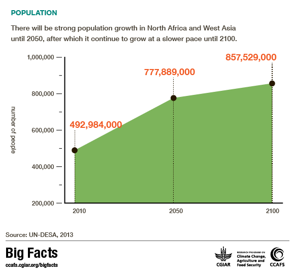 Big Facts: Population growth in North Africa and West Asia