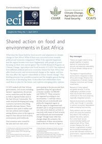 Shared action on food and environments in East Africa. Click for the brief.