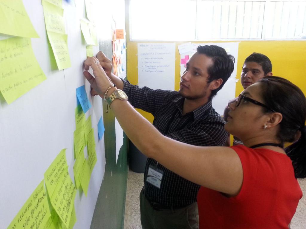 Scenario workshop in Honduras. 