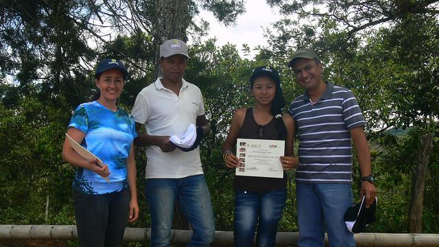 Graduación de los 'reporteritos locales' en el TeSAC de Los Cerrillos, Colombia. Foto: LA Ortega