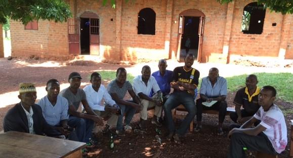Young men's focus group discussion in Hoima, Uganda.