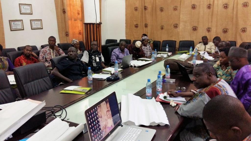 Meeting of a science-policy dialogue forum in Mali.