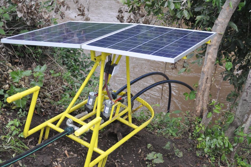 Solar powered water pump