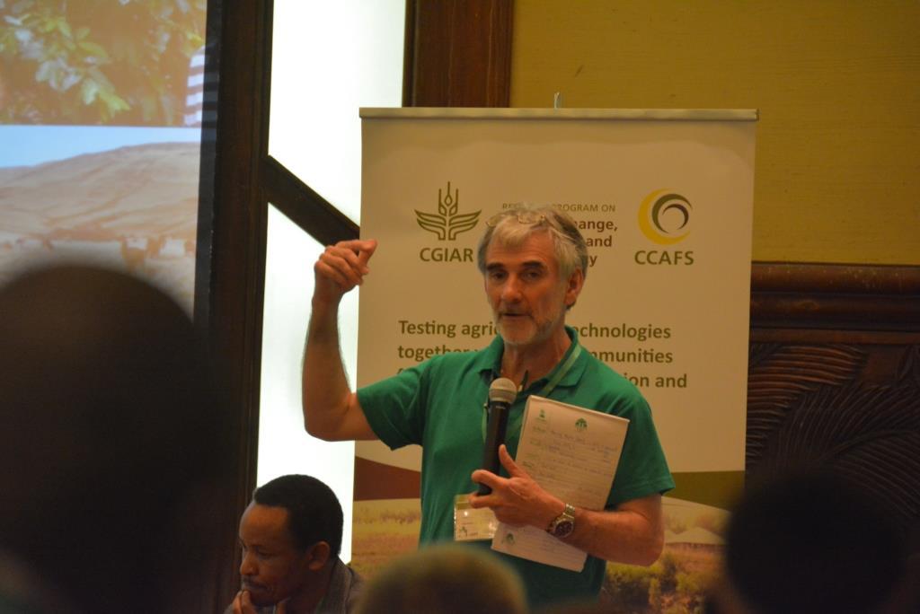 Chris from Practical Action during #CBA9