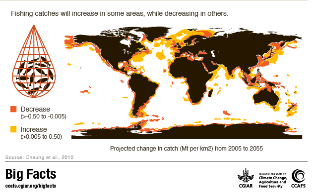 BIG FACTS CCAFS climate change impact fisheries