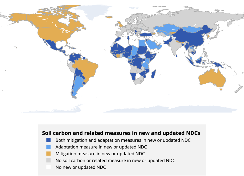 Livestock Mitigation &amp; Adatpation NDC map