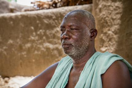 Brehima Konaté, 70, is chief of Diouna Village in Mali. Photo: F. Fiondella (IRI)