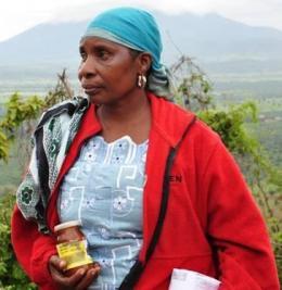Rosalia Shemdoe, one of the participants in May’s Farms of the Future learning exchange in Tanzania. Photo: C. Mungai